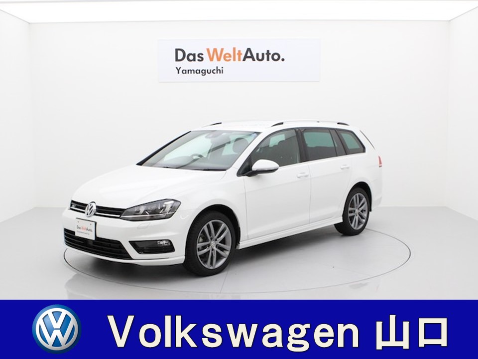 Das Weltauto フォルクスワーゲン認定中古車 Golf Variant R Line Navi Camara ホワイト系 16年 27 000km 1 780 000円