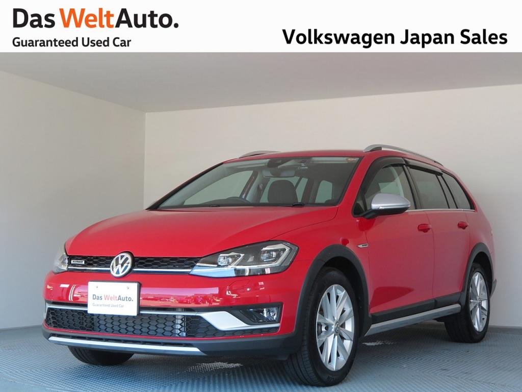 Das Weltauto フォルクスワーゲン認定中古車 Golf Alltrack Tsi 4motion Tecpkg Navi レッド系 18年 1 800km 2 809 000円