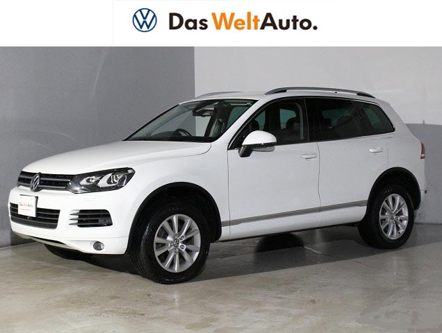 Das Weltauto フォルクスワーゲン認定中古車 Touareg V6 ホワイト系 13年 53 6km 1 0 000円