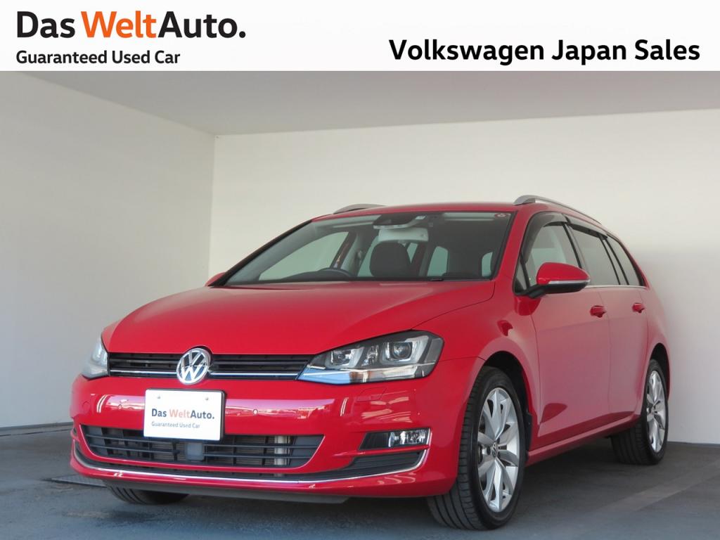 Das Weltauto フォルクスワーゲン認定中古車 Golf Variant Tsi Highline Bluemotion Technology レッド系 15年 11 000km 1 698 000円