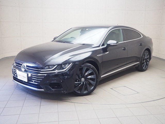 Das Weltauto フォルクスワーゲン認定中古車 Arteon Tsi 4motion R Line Advance Demo Car ブラック系 19年 1 304km 4 390 000円