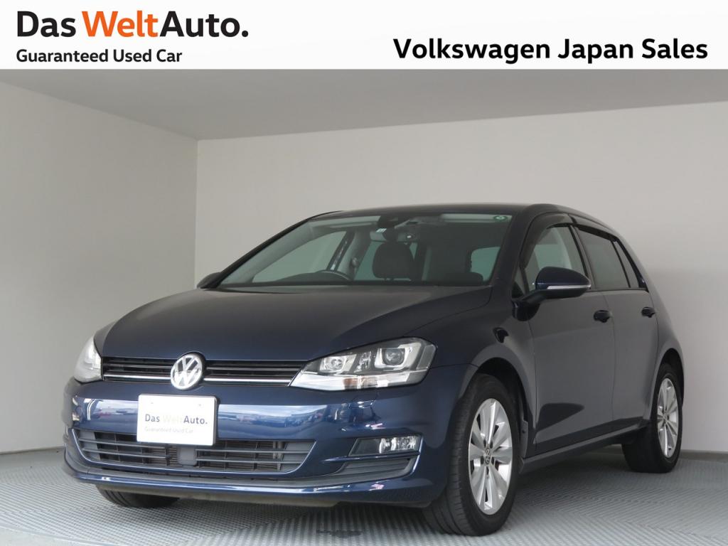 Das Weltauto フォルクスワーゲン認定中古車 Golf Tsi Comfortline Bluemotion Technology Navi Acc ブルー系 16年 17 0km 1 299 000円