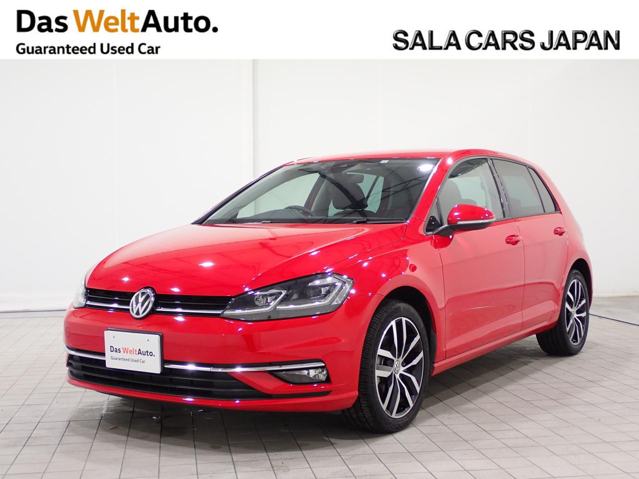 Das WeltAuto.】フォルクスワーゲン認定中古車： Golf TSI Highline Tech Edition レッド系 2018年  20,200km 2,170,000円