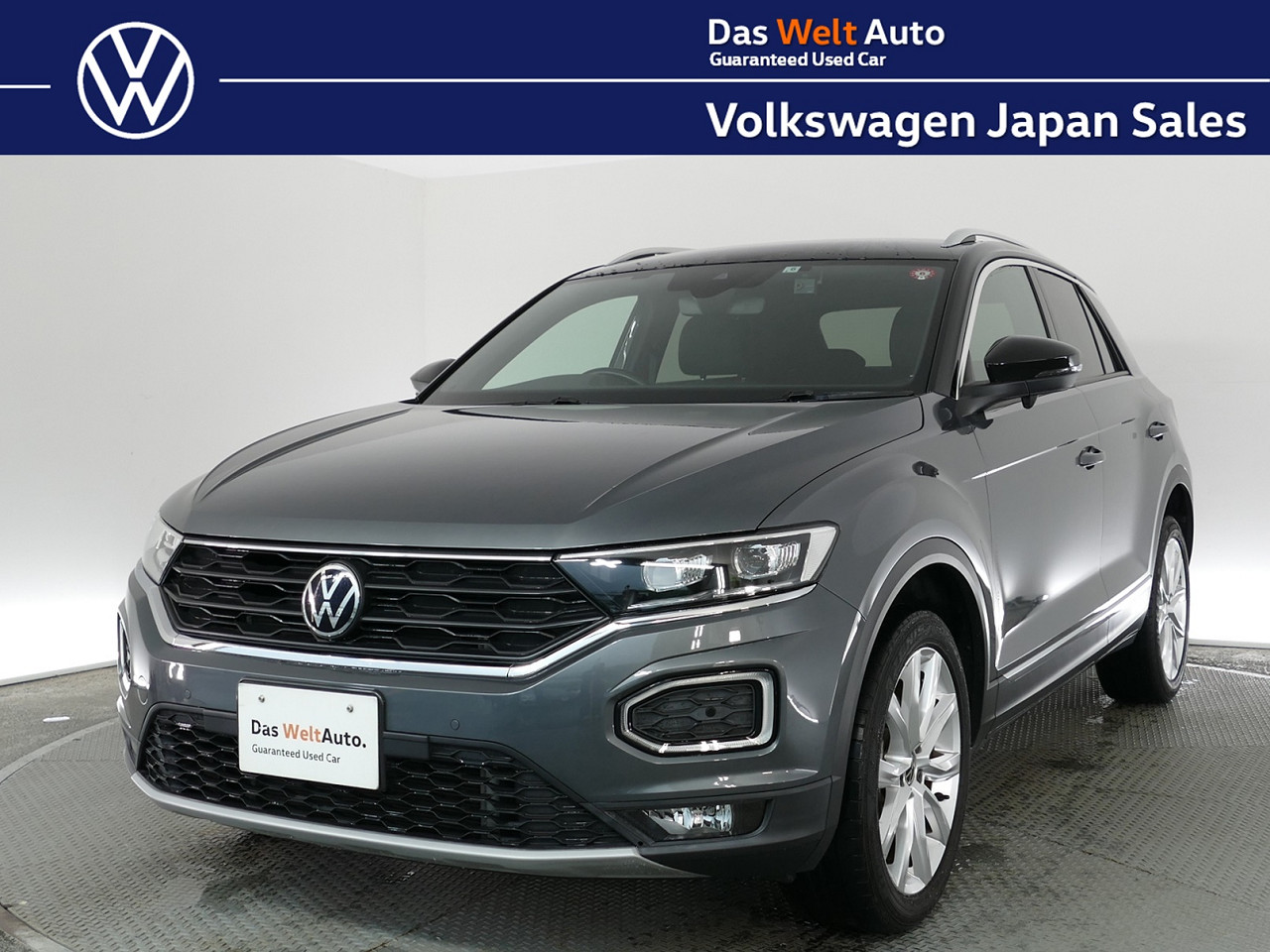 Das WeltAuto.】フォルクスワーゲン認定中古車： T-Roc TDI Sport Navi ACC LED シルバー／グレー系 2021年  38,622km 2,600,000円