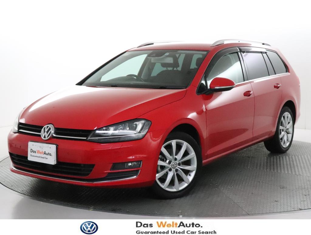 Das Weltauto フォルクスワーゲン認定中古車 Golf Variant Tsi Highline Bluemotion Technology レッド系 14年 28 663km 1 450 000円