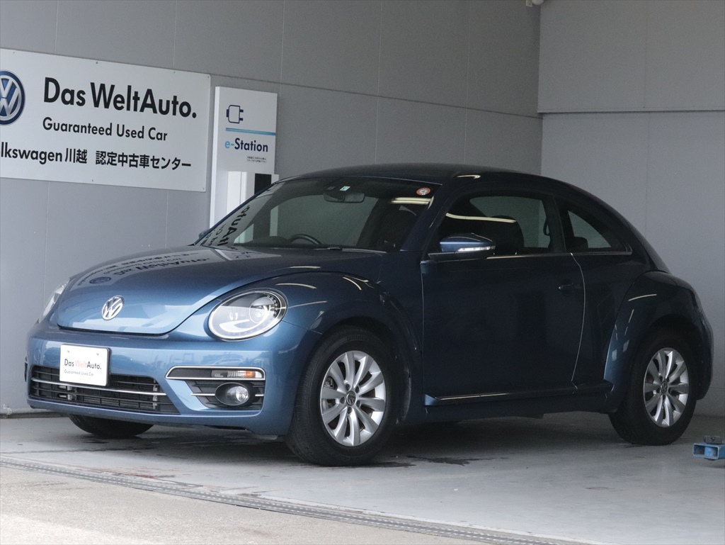 Das Weltauto フォルクスワーゲン認定中古車 The Beetle Design Navi Dsrc ブルー系 17年 13 300km 2 250 000円