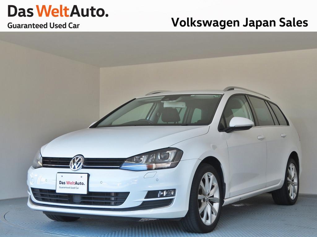 Das Weltauto フォルクスワーゲン認定中古車 Golf Variant Tsi Highline Bluemotion Technology Navi Etc ホワイト系 14年 42 700km 1 379 000円